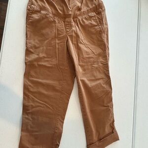Old Navy Women's Tan Cropped Pants